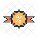 Discount Offer Ribbon Icon