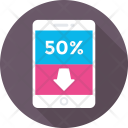 Discount Fifty Percent Icon