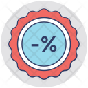 Discount Coupon Label Icon