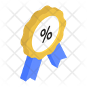 Discount Badge Reduction Exemption Icon