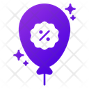 Discount Balloon Discount Sale Icon