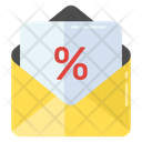 Discount Mail Discount Offer Offer Mail Icon