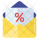Discount Mail Discount Offer Offer Mail Icon