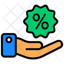 Discount Offering Deduction Reduction Icon