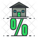 Percentage Discount Home Icon