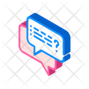 Discussion Journalist Isometric Icon