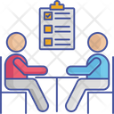 Discuss Business Meeting Meeting Icon