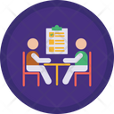 Discuss Business Meeting Meeting Icon
