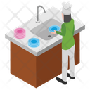 Dishwasher Dish Cleaner Kitchen Cleaner Icon