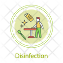 Disinfection Employee Tables Icon