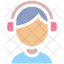 Music Headphones Male Icon