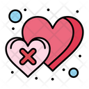 Dislike Heart Icon