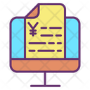 Mreceipt Email Display Invoice Yen Icon