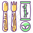 Disposable Cutlery Icon
