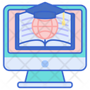 Distance Learning Distance Education Virtual Learning Icon