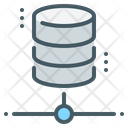 Distributed Database Database Network Icon