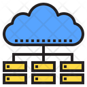 Distributed Database Distributed Network Icon