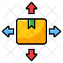 Supply Chain Distribution Center End To End Supply Icon
