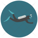 Diver Scuba Dive Icon