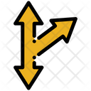 Arrow Cross Sign Icon