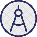 Compass Divider Drawing Icon