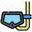 Diving Snorkeling Glasses Icon
