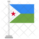 Djibouti Country National Icon
