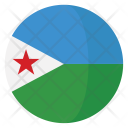Djibouti Flag Country Icon