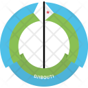 Djibouti Country Flag Icon