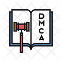 Dmca File Notice Law Book Action Icon