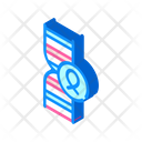 Dna Cancer Isometric Icon