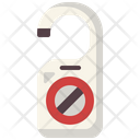 Do Not Disturb Doorknob Door Sign Icon
