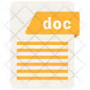 Doc File Formats Icon