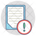 Document Error File Icon