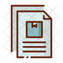 Document Parcel Paper Package Document Icon
