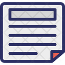 Document Sheet Text Sheet Icon