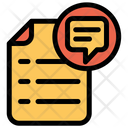 Document Chat File Icon