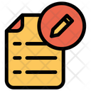 Document Pencil File Icon