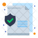 Document Approved Secure Document Icon