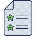 Document Star Rating Icon