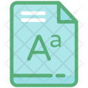 Document File Font Icon