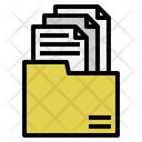 Document Zoom Magnifying Icon