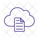 Cloud Storage Digital Icon