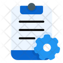 Document Settings Data Transfer Search Invoice Icon