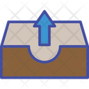 Arrow Document Upload Storage Icon