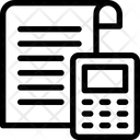 Documents and calculator Icon