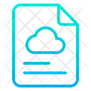 Cloud Data Documents Icon