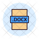 File Type Docx File Format Icon