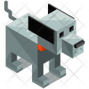 Dog Animal Isometric Icon