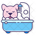 Dog Bath  Icon